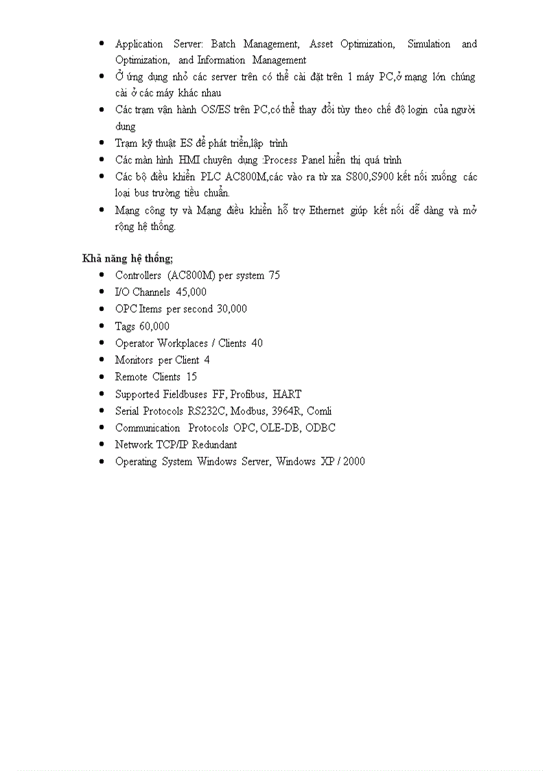 image for page Các chức năng trong System 800xA