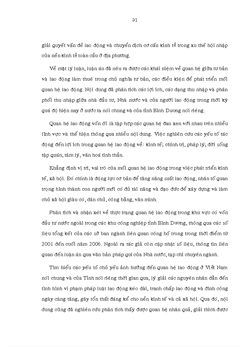 image for page Quan hệ lao động trong khu vực có vốn đầu tư nước ngòai tại các khu công nghiệp tỉnh Bình Dương