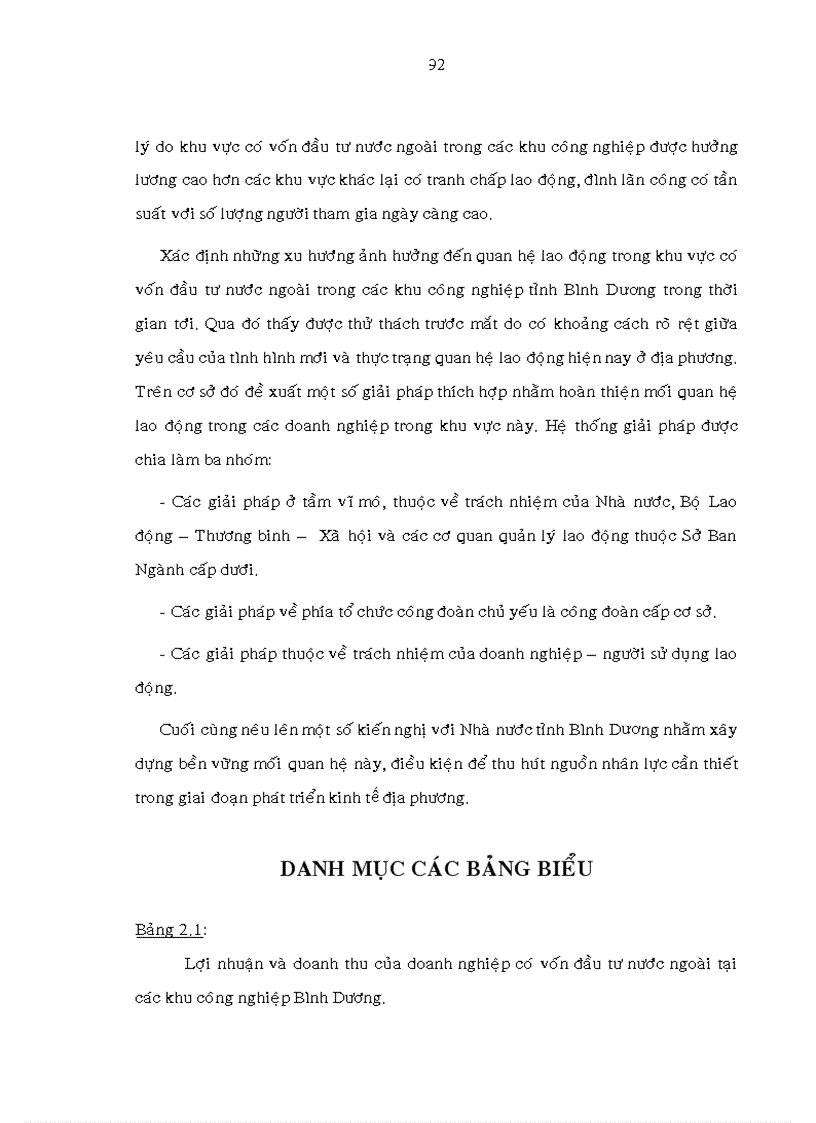 image for page Quan hệ lao động trong khu vực có vốn đầu tư nước ngòai tại các khu công nghiệp tỉnh Bình Dương