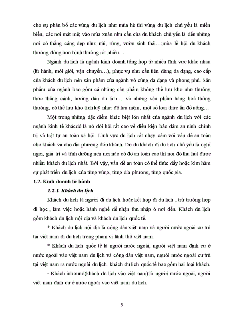 image for page Nâng cao hiêụ quả hoạt động kinh doanh của Văn phòng du lịch khách sạn Dân Chủ