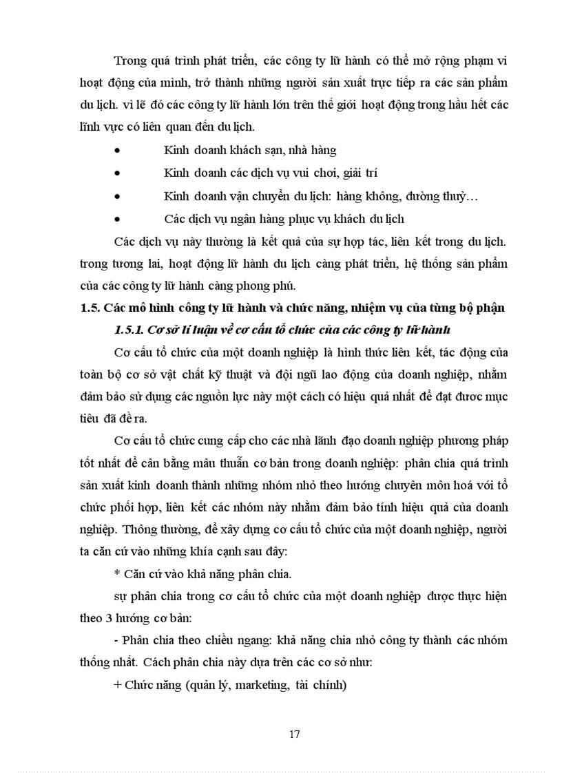 image for page Nâng cao hiêụ quả hoạt động kinh doanh của Văn phòng du lịch khách sạn Dân Chủ