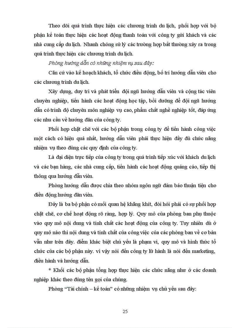 image for page Nâng cao hiêụ quả hoạt động kinh doanh của Văn phòng du lịch khách sạn Dân Chủ
