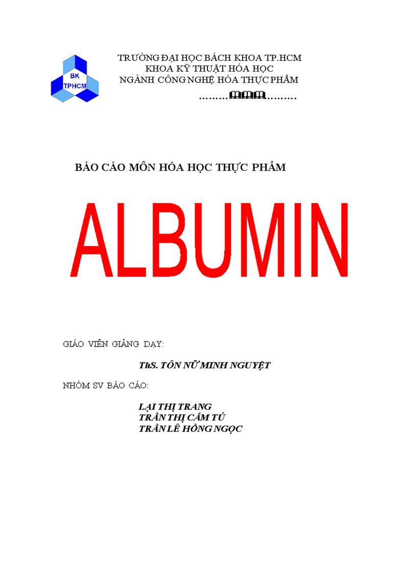 image for page Tìm hiểu về albumin tính chất và vai trò