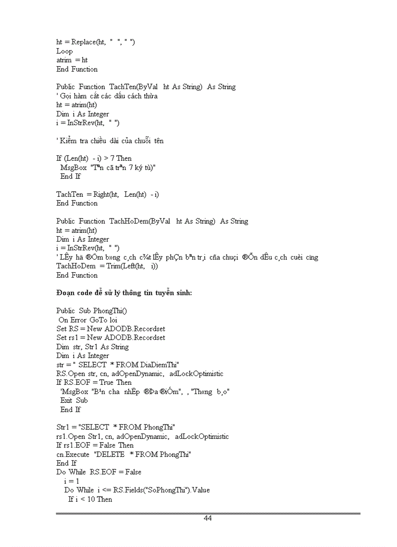 image for page Xây dựng phần mềm quản lý tuyển sinh tại chức tại trường Đại học kinh tế quốc dân