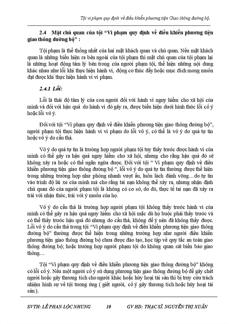 image for page Tội vi phạm quy định về điều khiển phương tiện Giao thông đường bộ và thực tiễn tại huyện Lệ Thủy tỉnh Quảng Bình