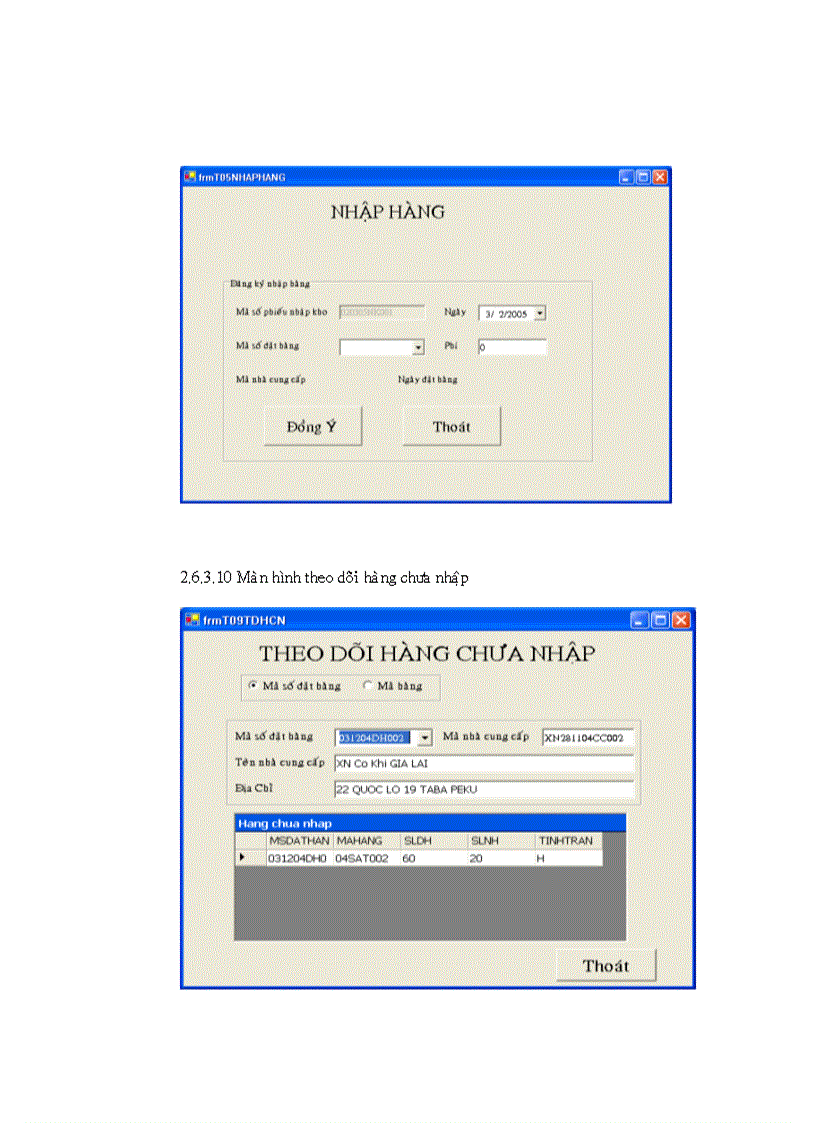 image for page Quản lý nhập xuất hàng theo đơn đặt hàng