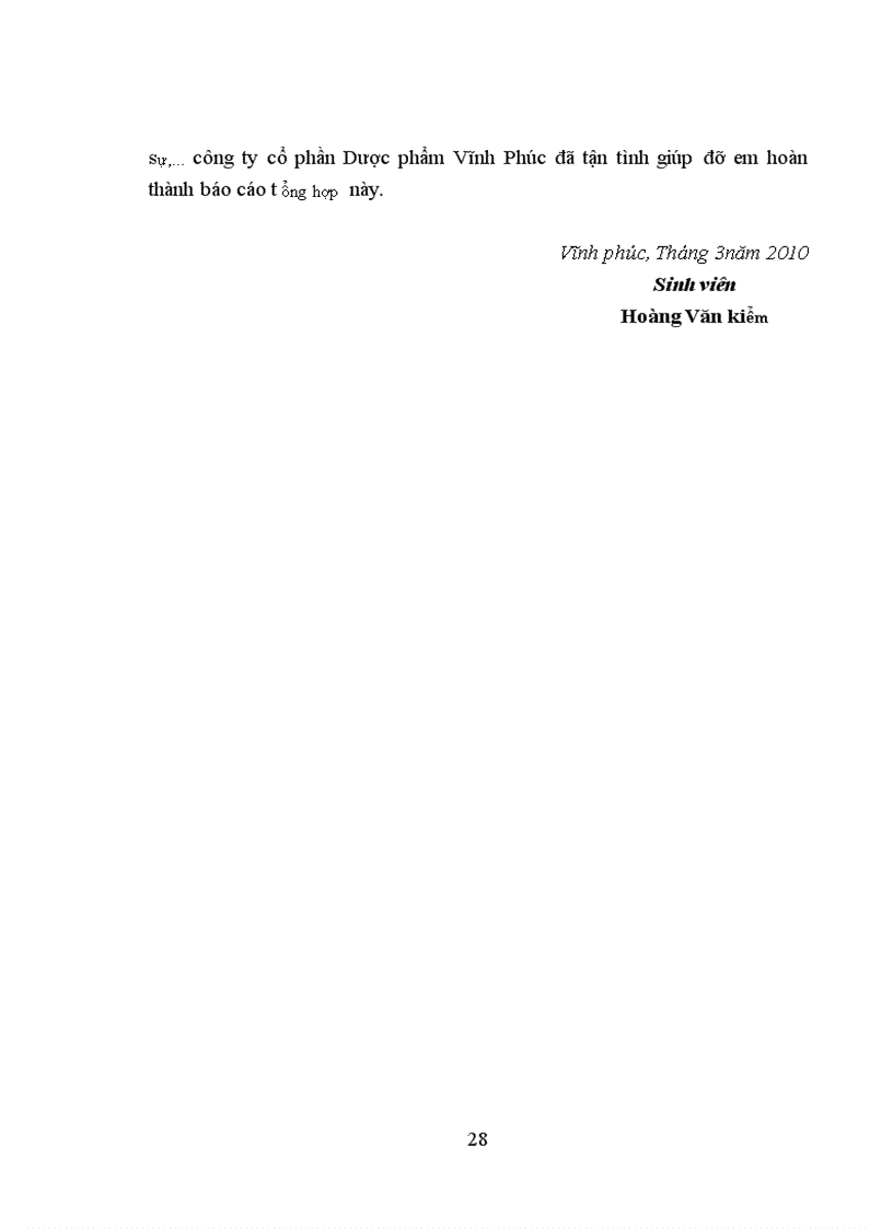 image for page Hoạt động sản xuất kinh doanh và hoạt động quản trị của Công ty cổ phần Dược phẩm Vĩnh Phúc