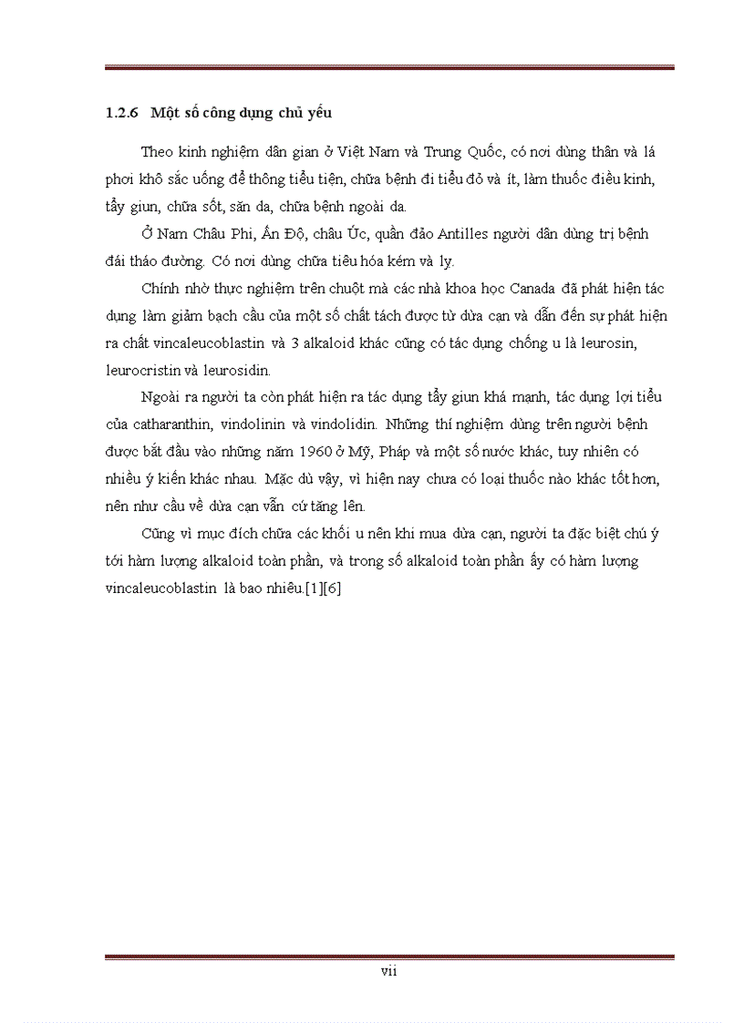 image for page CÂY DỪA CẠN Catharanthus roseus VÀ NHÓM HỢP CHẤT VINCA ALKALOID