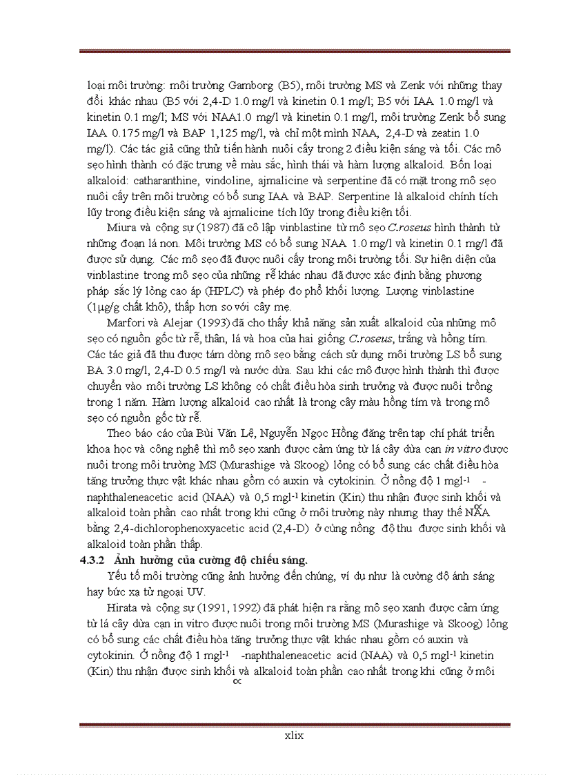 image for page CÂY DỪA CẠN Catharanthus roseus VÀ NHÓM HỢP CHẤT VINCA ALKALOID