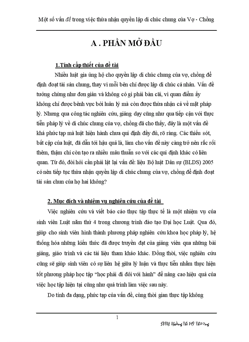 image for page Một số vân đề trong việc thừa nhận quyền lập di chúc chung của vợ chồng