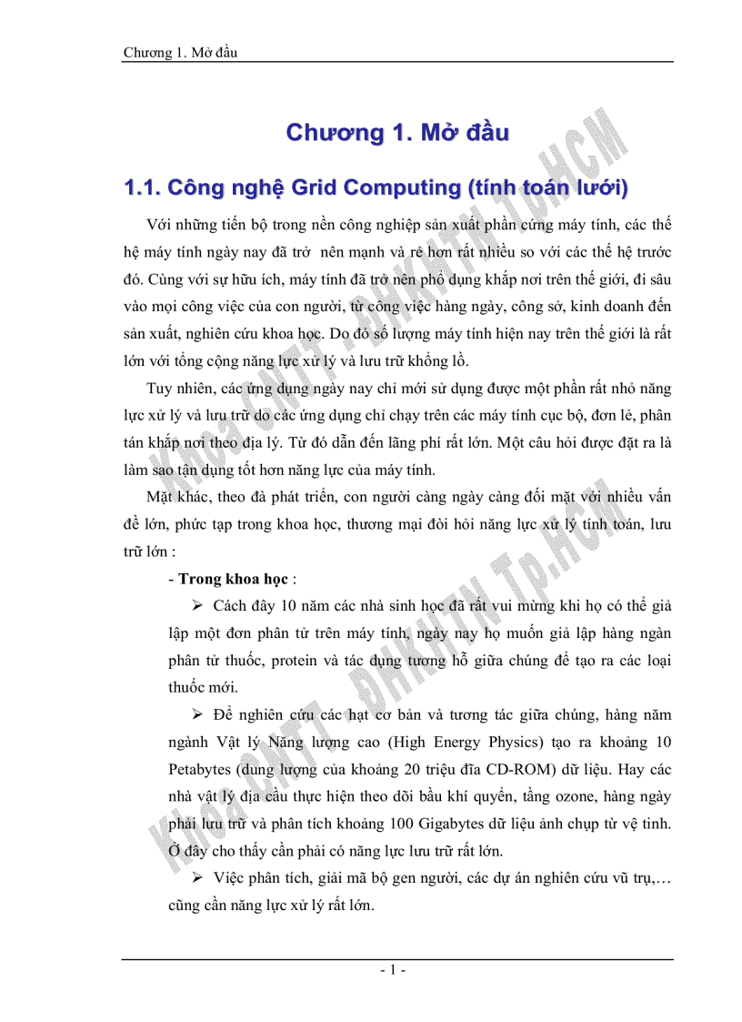 image for page Tìm hiểu công nghệ Grid Computing và ứng dụng thử nghiệm trong bài toán quản trị mạng
