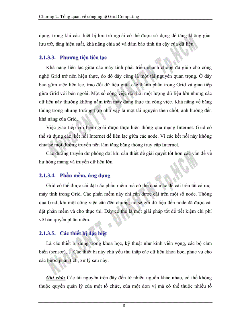 image for page Tìm hiểu công nghệ Grid Computing và ứng dụng thử nghiệm trong bài toán quản trị mạng