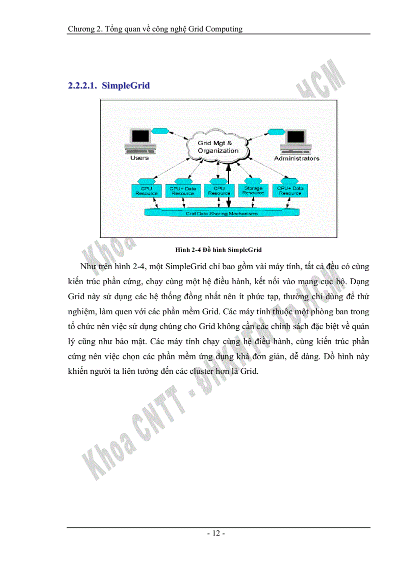 image for page Tìm hiểu công nghệ Grid Computing và ứng dụng thử nghiệm trong bài toán quản trị mạng