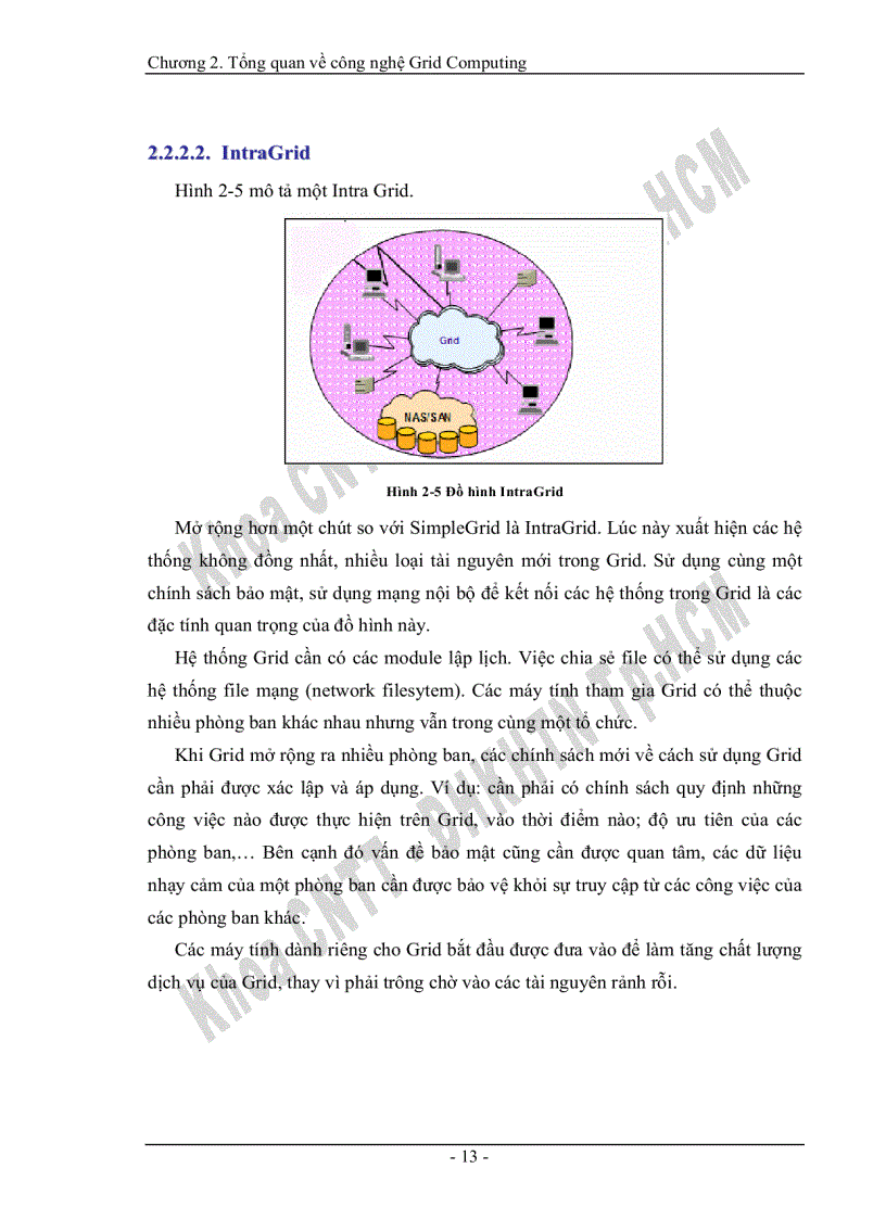 image for page Tìm hiểu công nghệ Grid Computing và ứng dụng thử nghiệm trong bài toán quản trị mạng