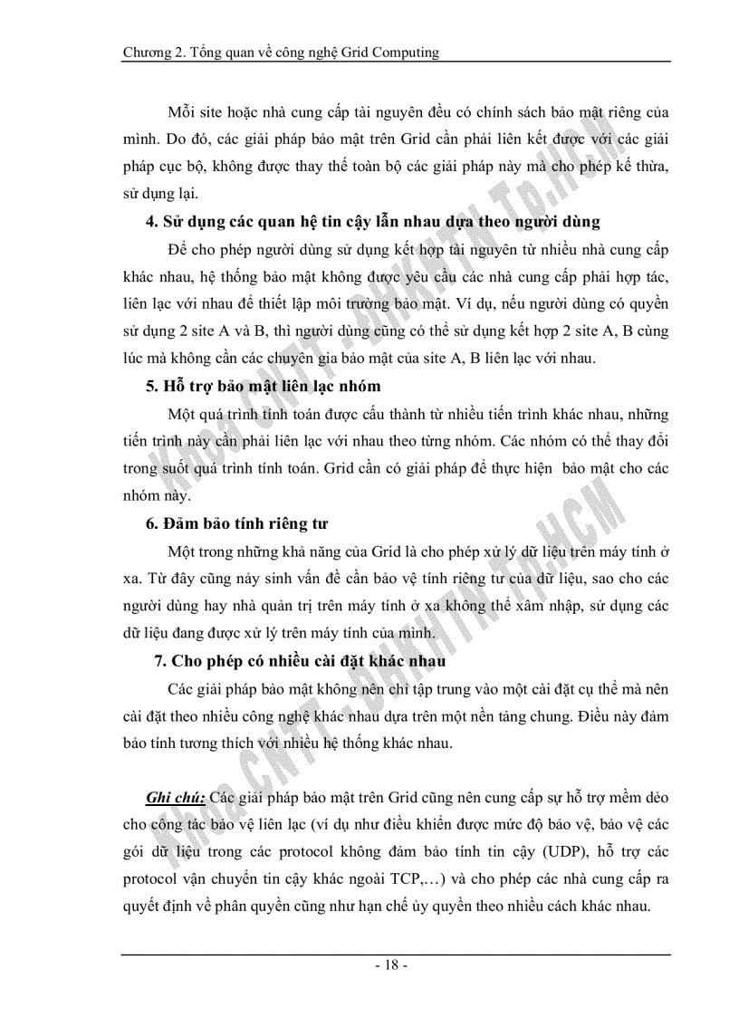 image for page Tìm hiểu công nghệ Grid Computing và ứng dụng thử nghiệm trong bài toán quản trị mạng