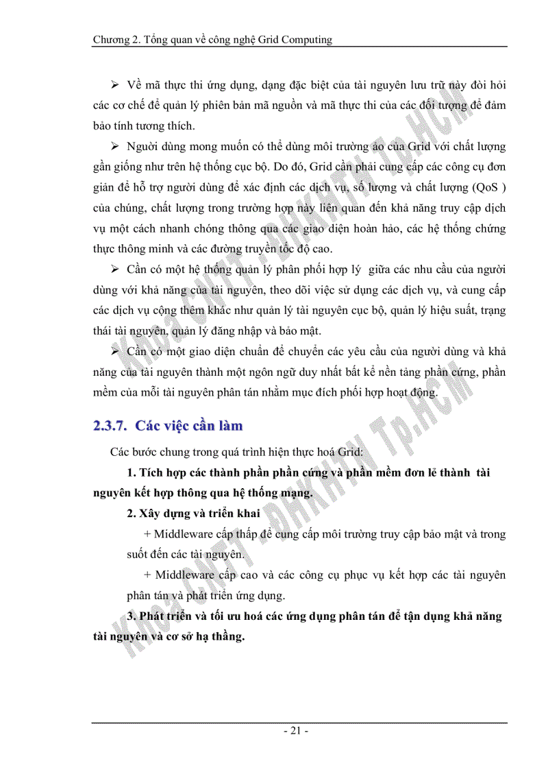 image for page Tìm hiểu công nghệ Grid Computing và ứng dụng thử nghiệm trong bài toán quản trị mạng