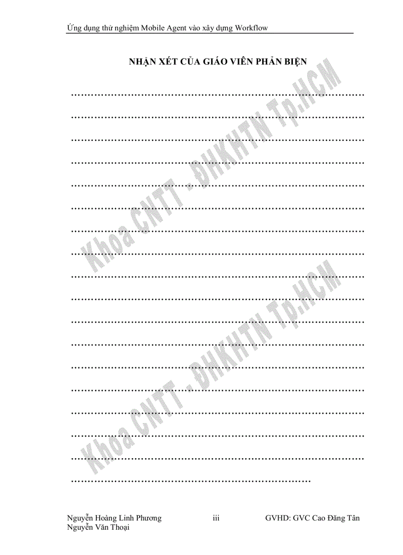 image for page Ứng dụng thử nghiệm Mobile Agent vào xây dựng Workflow