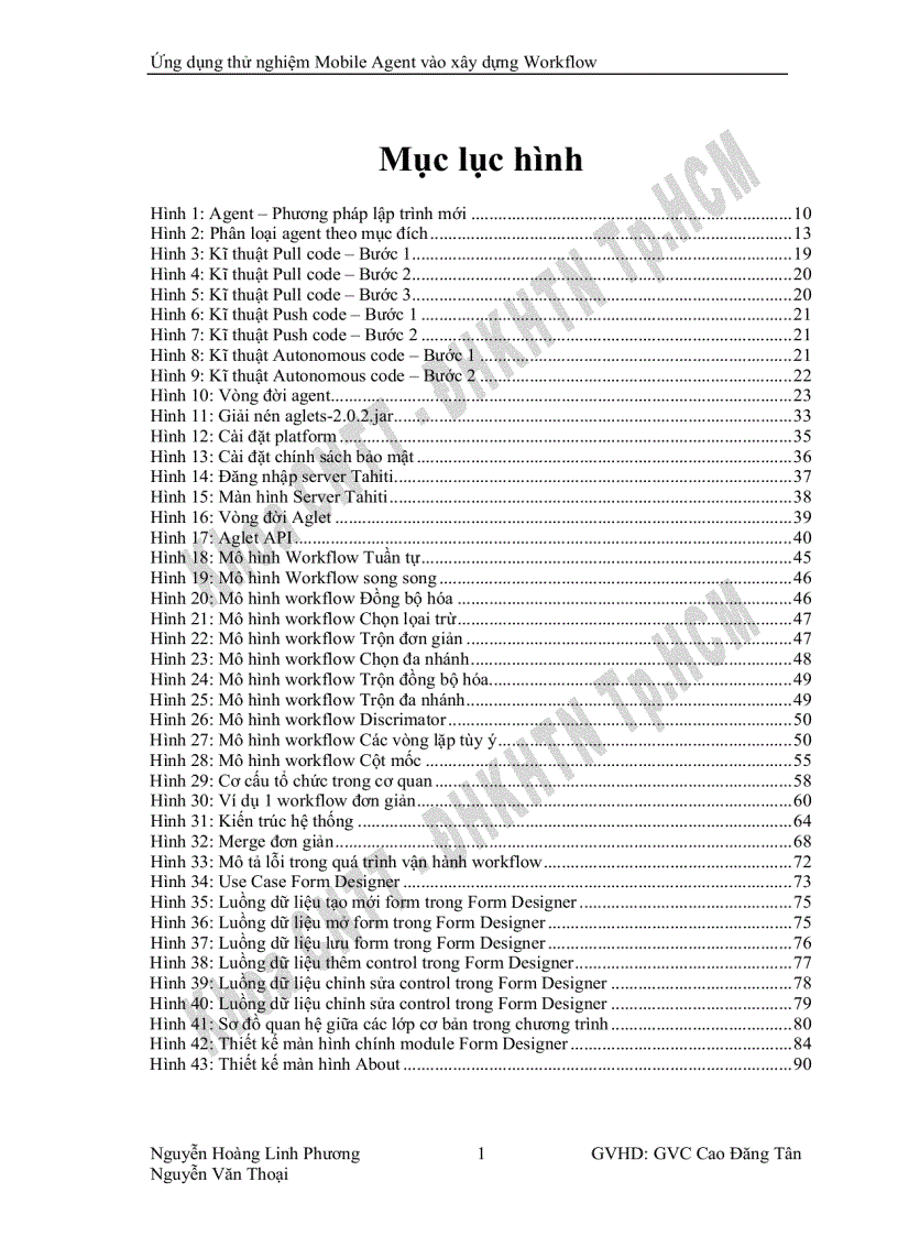 image for page Ứng dụng thử nghiệm Mobile Agent vào xây dựng Workflow