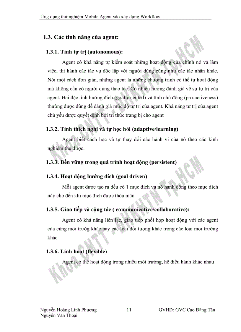 image for page Ứng dụng thử nghiệm Mobile Agent vào xây dựng Workflow