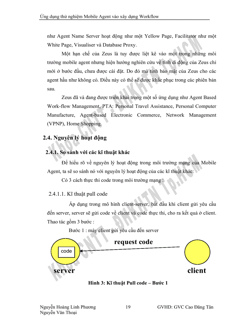 image for page Ứng dụng thử nghiệm Mobile Agent vào xây dựng Workflow