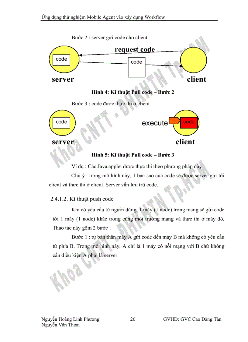 image for page Ứng dụng thử nghiệm Mobile Agent vào xây dựng Workflow