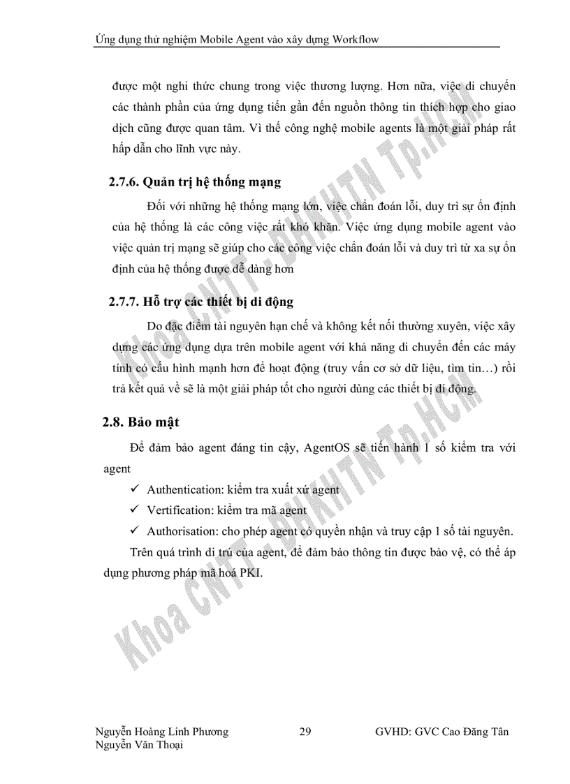 image for page Ứng dụng thử nghiệm Mobile Agent vào xây dựng Workflow