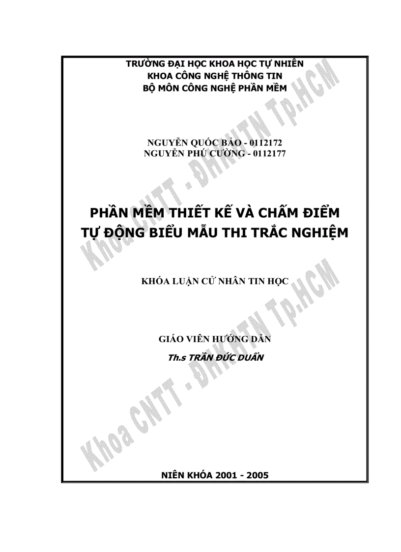 image for page Phần mềm thiết kế và chấm điểm tự động biểu mẫu thi trắc nghiệm