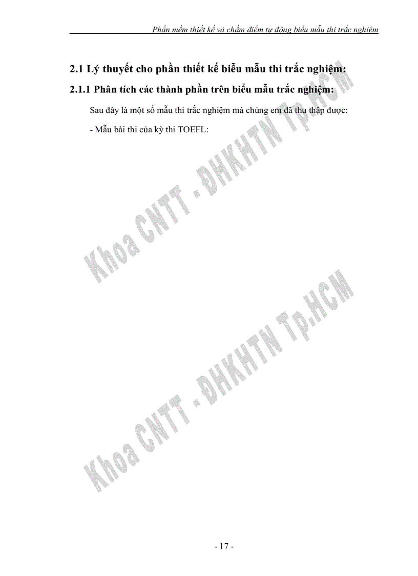 image for page Phần mềm thiết kế và chấm điểm tự động biểu mẫu thi trắc nghiệm