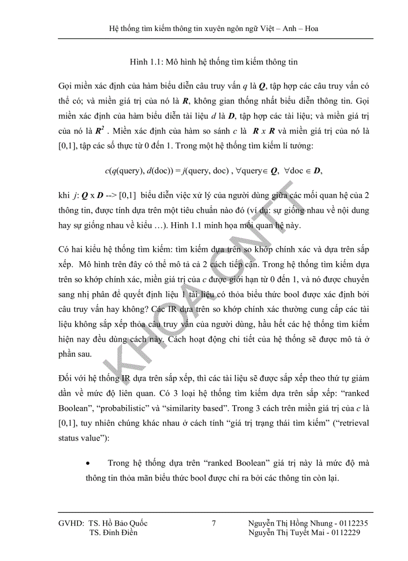 image for page Hệ thống tìm kiếm thông tin xuyên ngôn ngữ Việt Anh Hoa