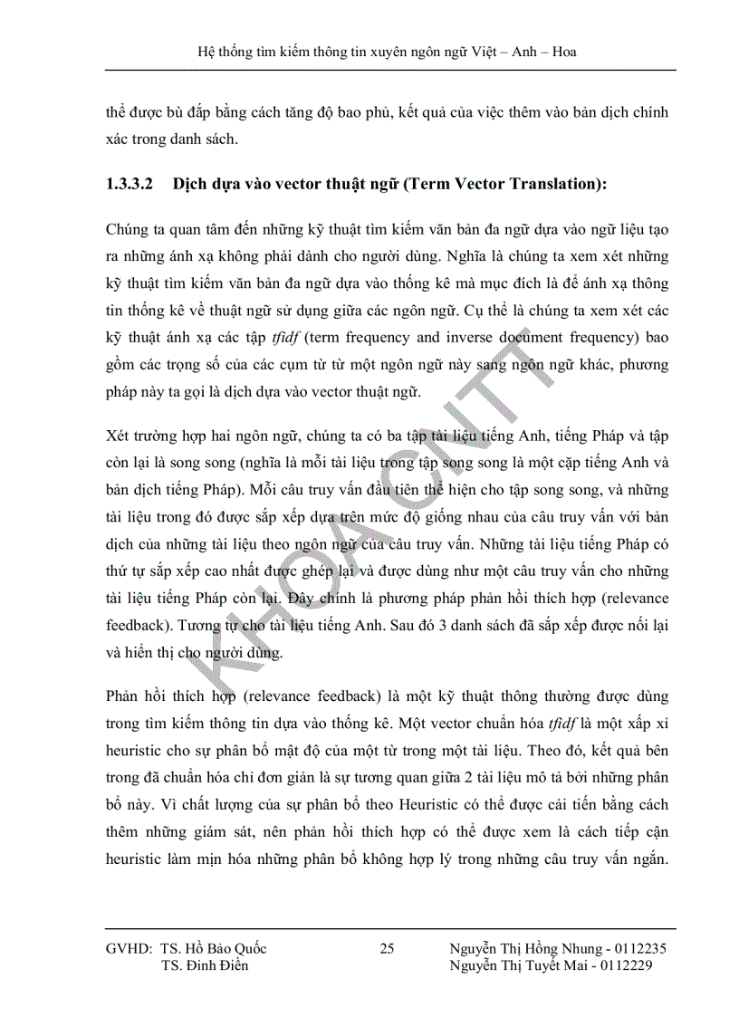 image for page Hệ thống tìm kiếm thông tin xuyên ngôn ngữ Việt Anh Hoa