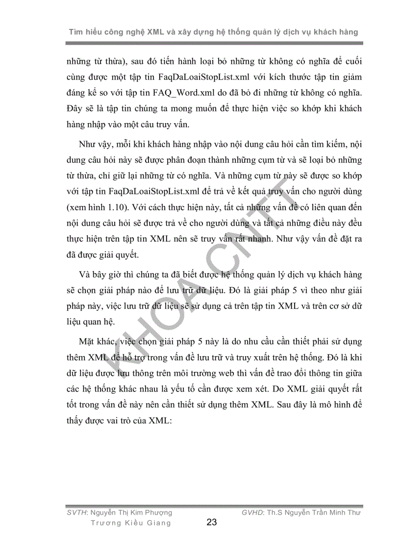 image for page Tìm hiểu công nghệ XML và xây dựng hệ thống quản lý dịch vụ khách hàng