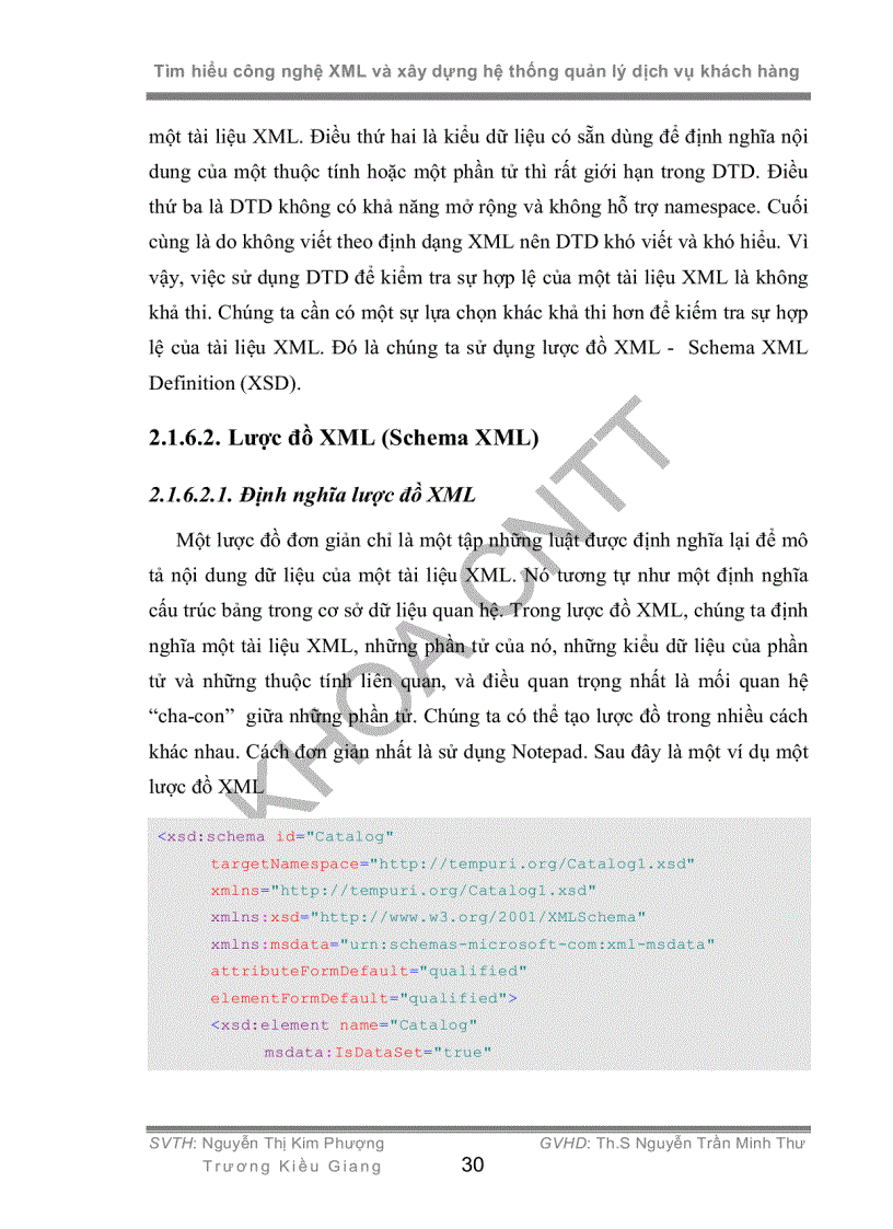 image for page Tìm hiểu công nghệ XML và xây dựng hệ thống quản lý dịch vụ khách hàng