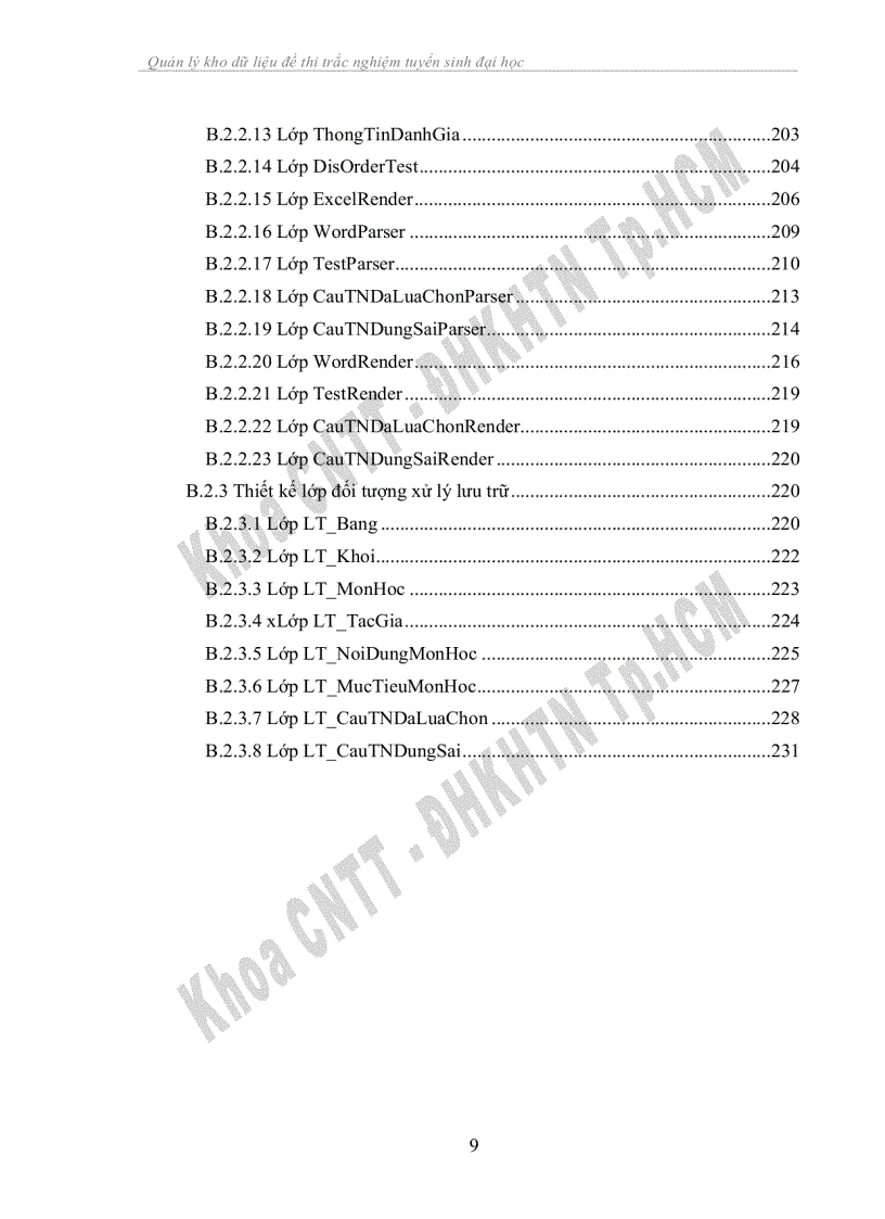 image for page Xây dựng phần mềm quản lý ngân hàng câu hỏi trắc nghiệm tuyển sinh đại học