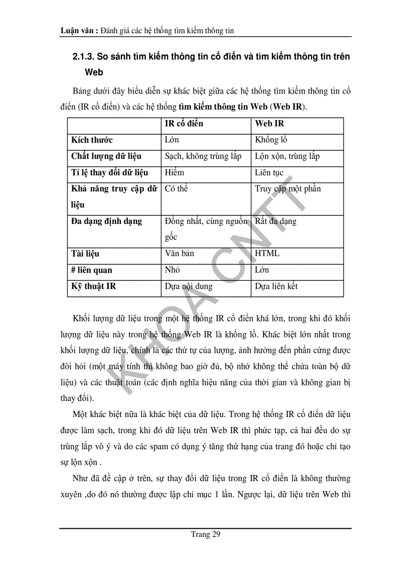 image for page Xây dựng bộ ngữ liệu để đánh giá bằng tiếng việt và chương trình trợ giúp đánh giá các hệ tìm kiếm thông tin