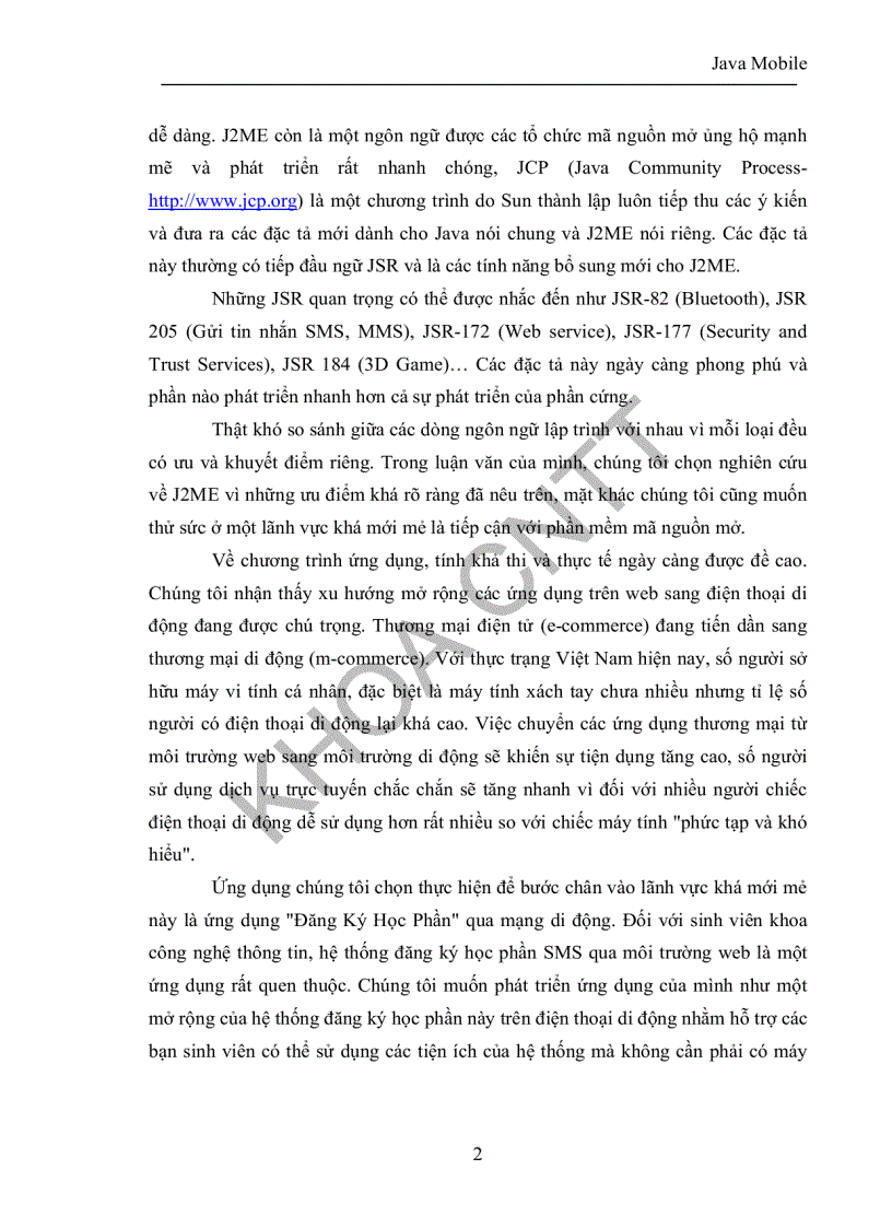 image for page Nghiên cứu java mobile và xây dựng ứng dụng minh họa java mobile