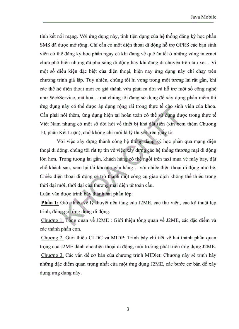 image for page Nghiên cứu java mobile và xây dựng ứng dụng minh họa java mobile