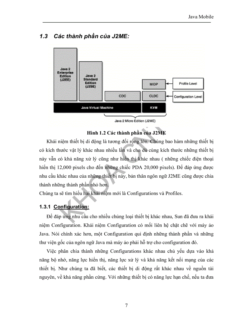 image for page Nghiên cứu java mobile và xây dựng ứng dụng minh họa java mobile