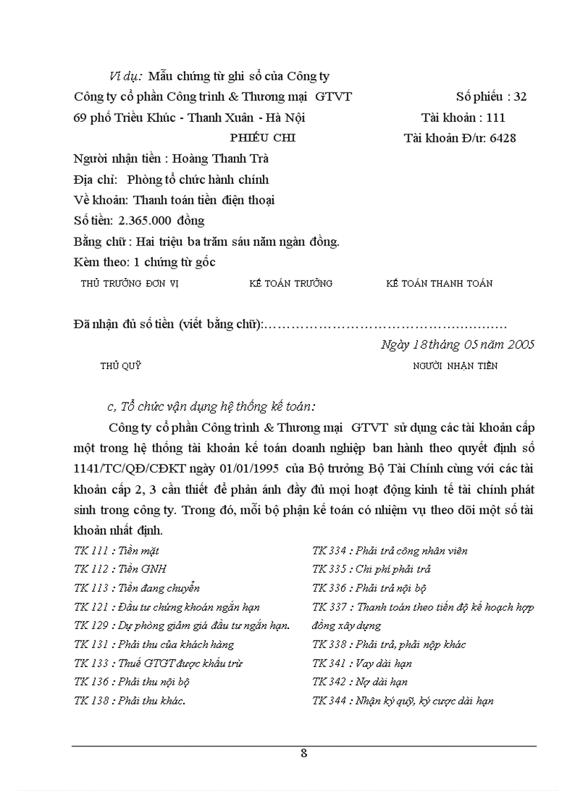 image for page Hoàn thiện hạch toán chi phí sản xuất và tính giá thành sản phẩm xây lắp tại Công ty cổ phần Công trình và Thương mại GTVT