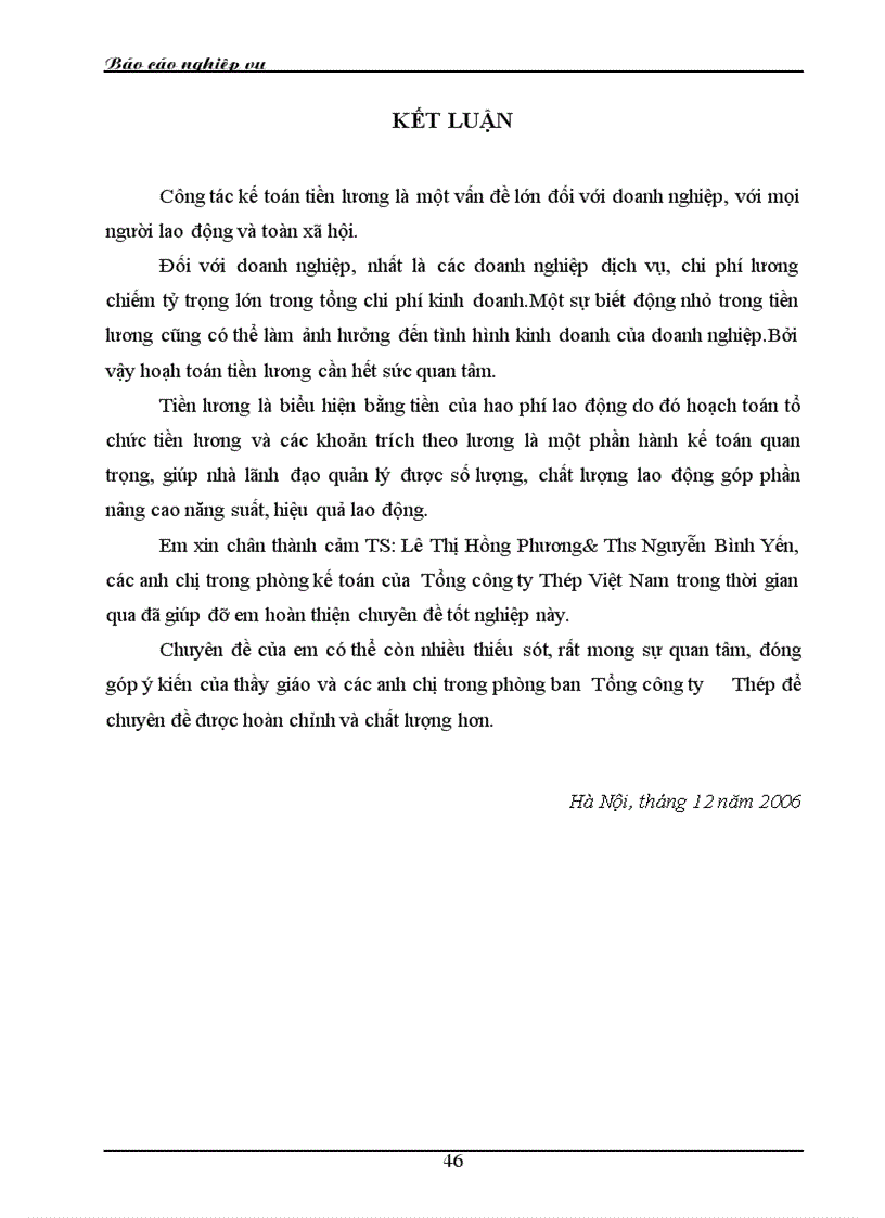 image for page Hoàn thiện kế toán tiền lương và các khoản trích theo lương tại Tổng Công ty thép Việt Nam