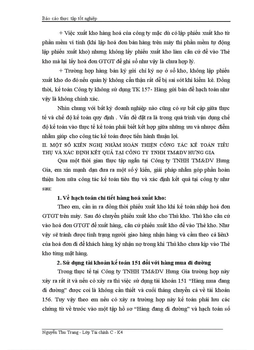 image for page Tổ chức công tác kế toán tiêu thụ hàng hoá và xác định kết quả tại Công ty TNHH Thương mại và Dịch vụ Hưng Gia