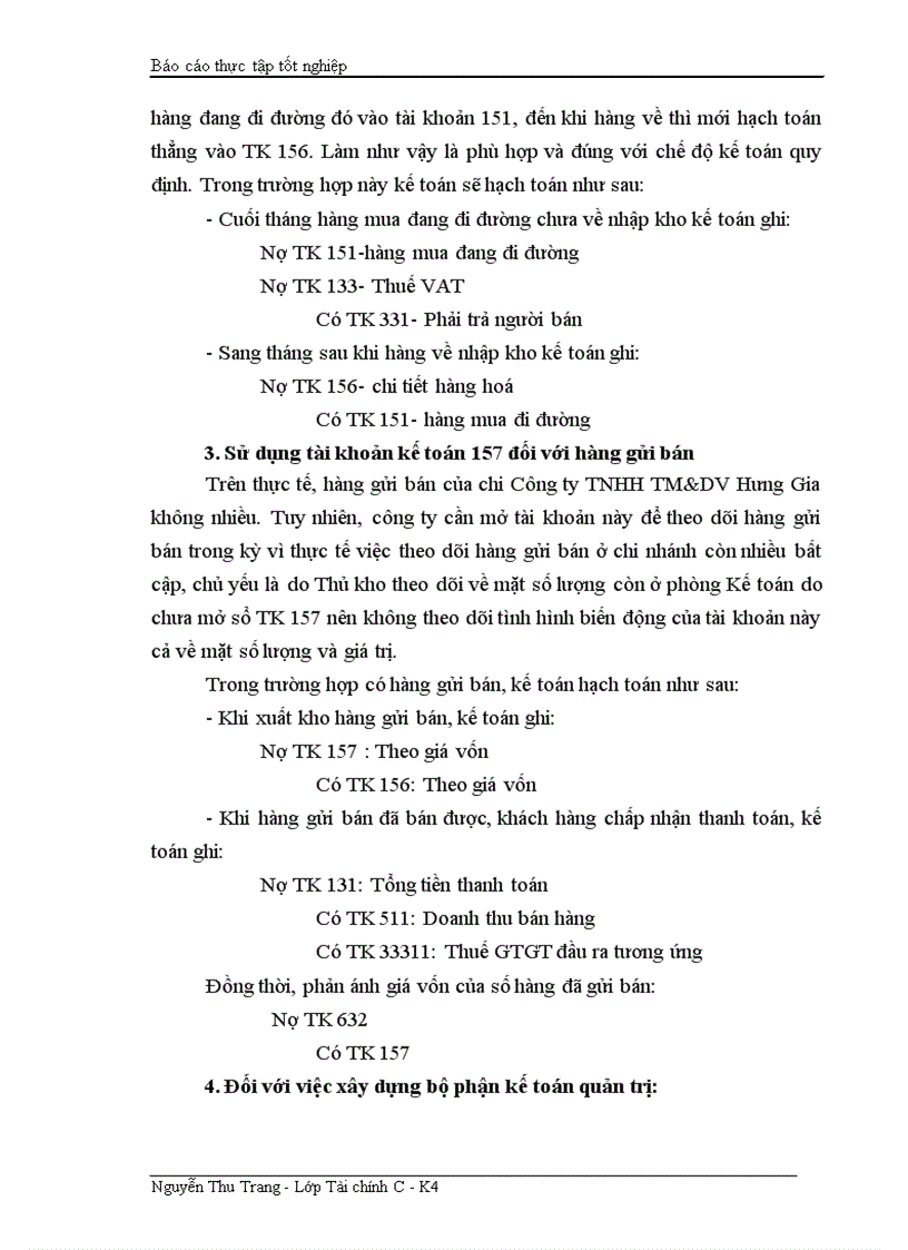 image for page Tổ chức công tác kế toán tiêu thụ hàng hoá và xác định kết quả tại Công ty TNHH Thương mại và Dịch vụ Hưng Gia