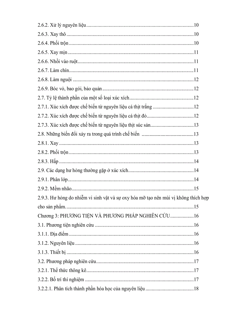 image for page Chế biến sản phẩm xúc xích cá tra có bổ sung thịt heo