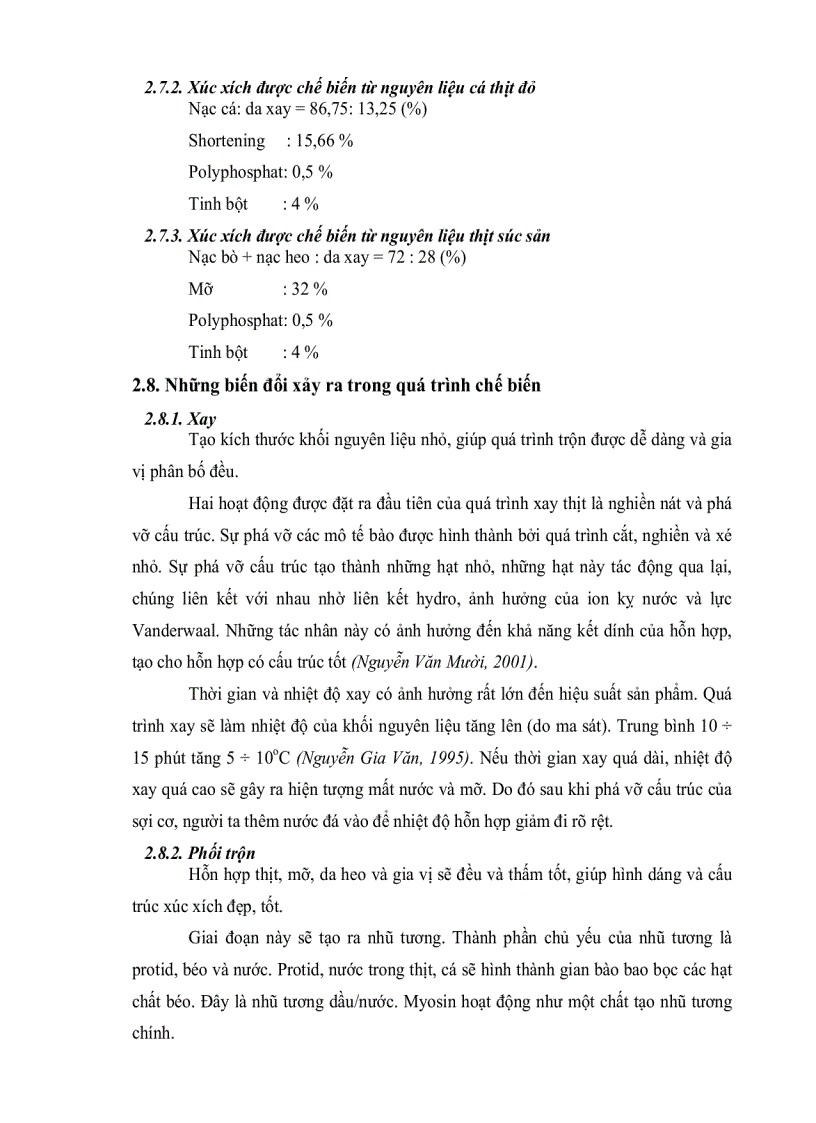 image for page Chế biến sản phẩm xúc xích cá tra có bổ sung thịt heo