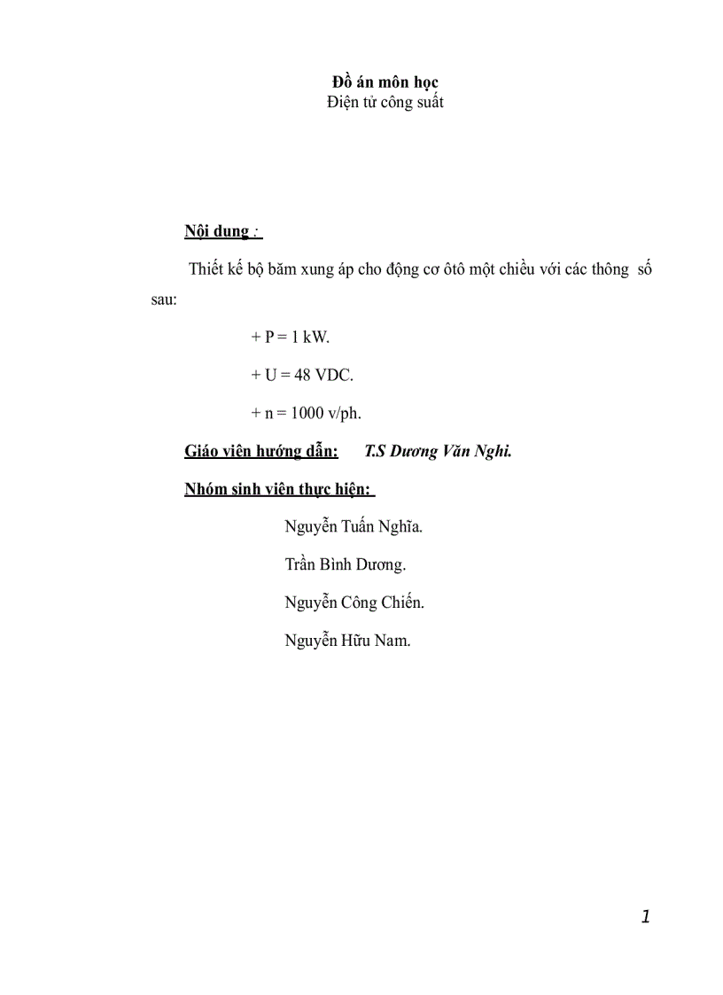 image for page Thiết kế bộ băm xung áp cho động cơ ôtô một chiều