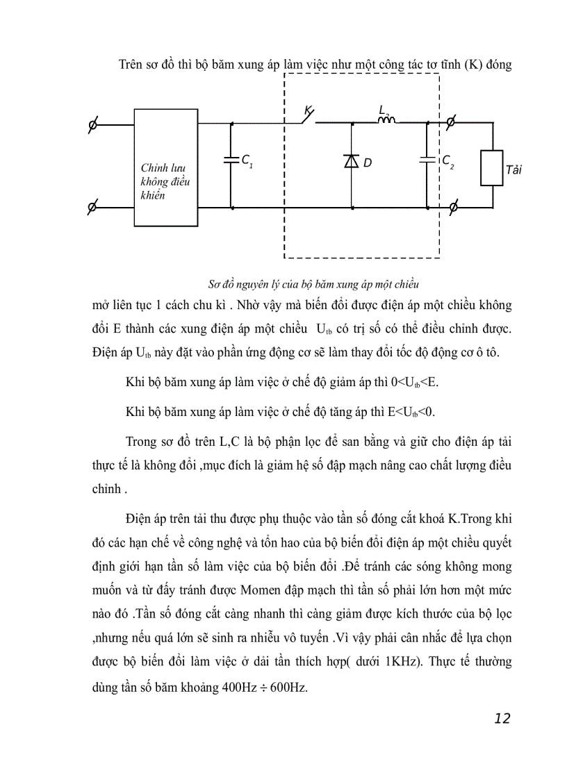 image for page Thiết kế bộ băm xung áp cho động cơ ôtô một chiều