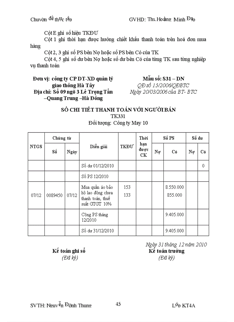 image for page Kế toán NVL CCDC tại Công ty cổ phần đầu tư xây dựng quản lý giao thông Hà Tây
