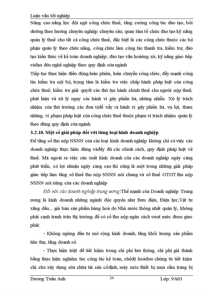 image for page Thực trạng công tác quản lý thuế GTGT của các Doanh nghiệp trên địa bàn tỉnh Bắc Giang