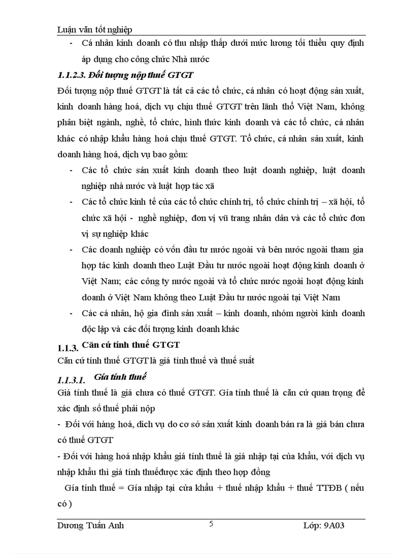 image for page Thực trạng công tác quản lý thuế GTGT của các Doanh nghiệp trên địa bàn tỉnh Bắc Giang