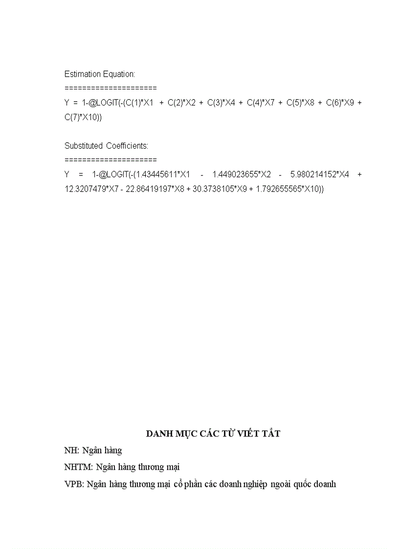 image for page Ứng dụng mô hình Logit trong xếp hạng tín dụng tại ngân hàng thương mại cổ phần các doanh nghiệp ngoài quốc doanh chi nhánh Ngô Quyền 82trang