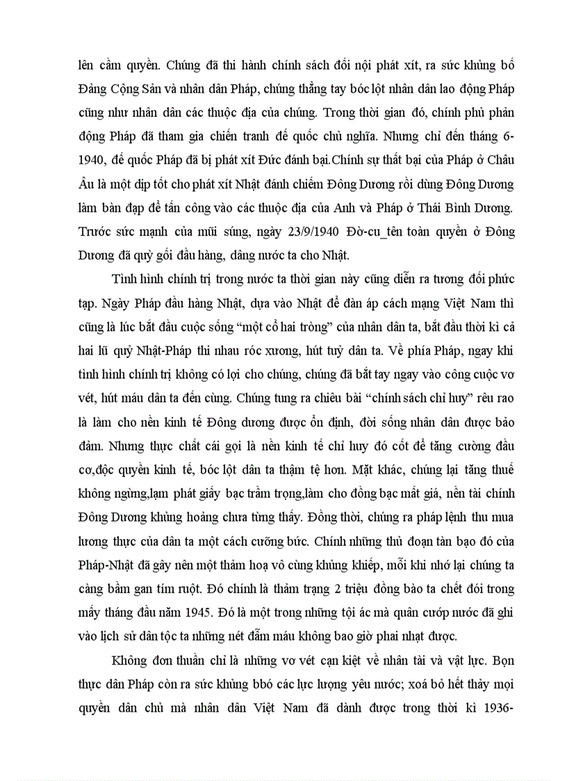 image for page Mặt trận Việt Minh và những phong trào đấu tranh giải phong dân tộc từ 1941 1945